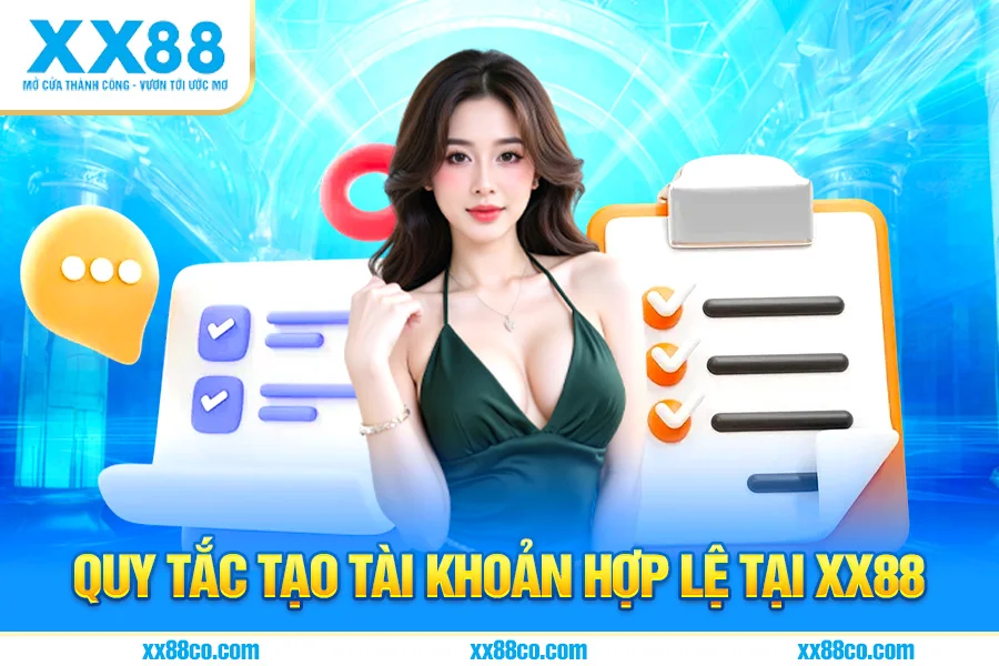 Quy Tắc Tạo Tài Khoản Hợp Lệ Tại XX88